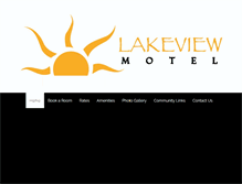 Tablet Screenshot of lakeviewmotel.ca